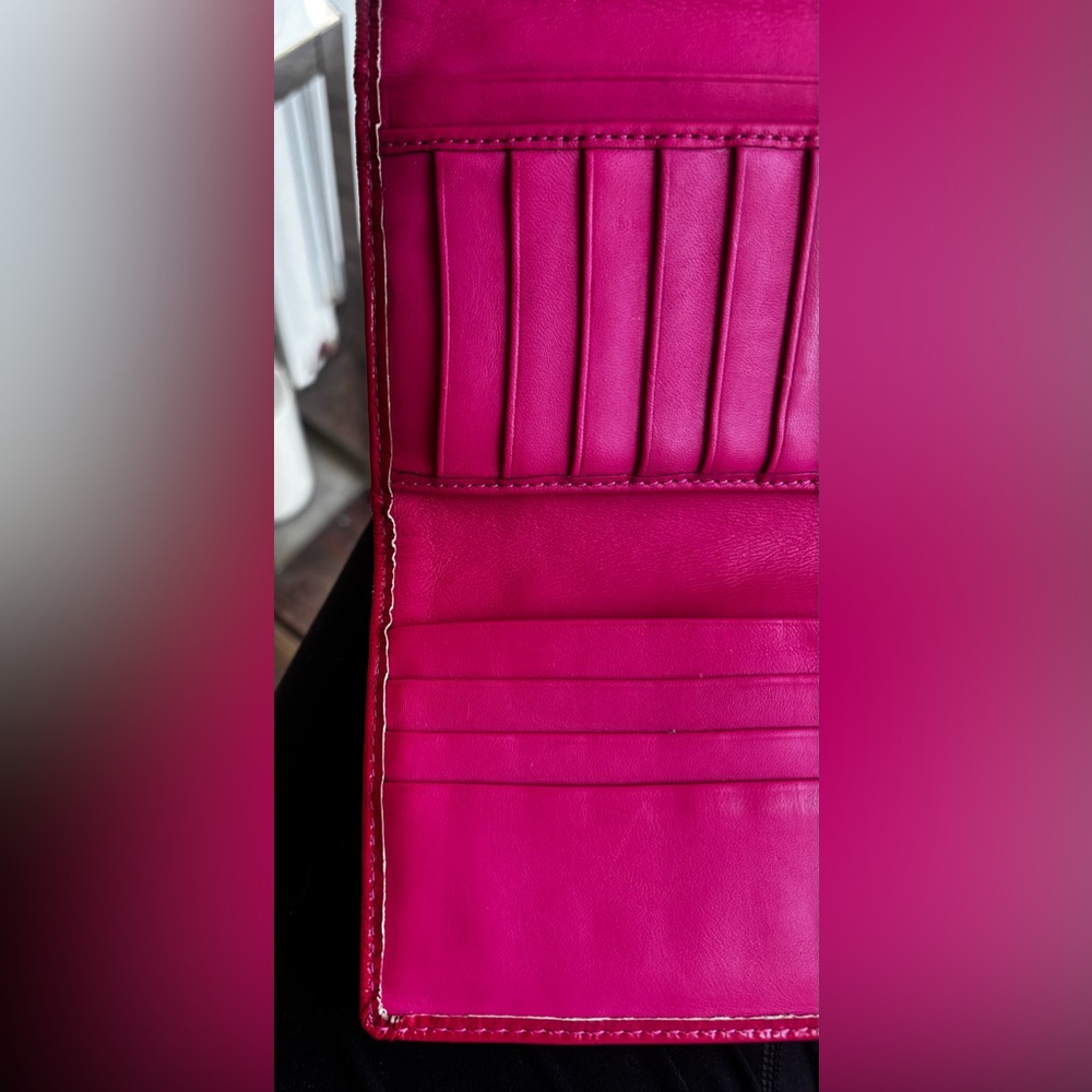 Coach Soho Y2K Early 2000 Peony Pink Buckle- Wallet Signature C - Picture 6 of 8